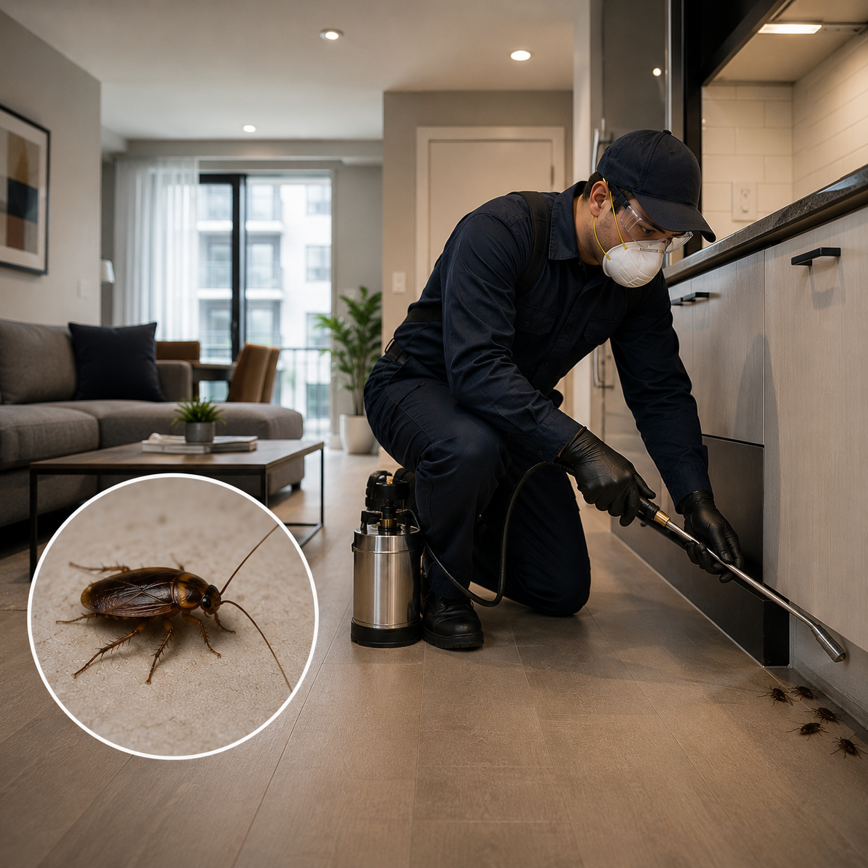 Cockroach control in Toronto