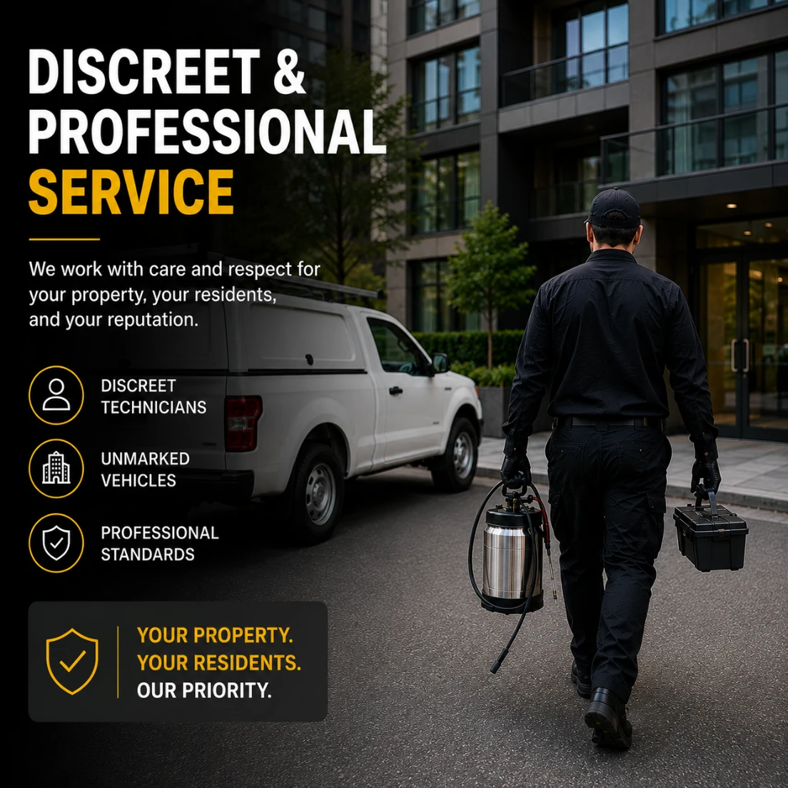 Discreet-and-professional-treatment for Toronto pest control