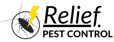 Relief Pest Control Logo (400 x 150 px) in Toronto and the GTA